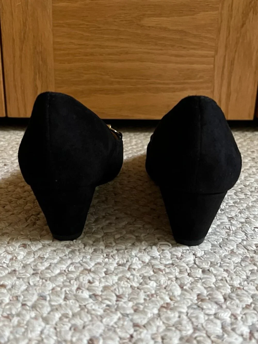 TALBOTS - Laney Bit Suede Wedge -- NEW with Box
